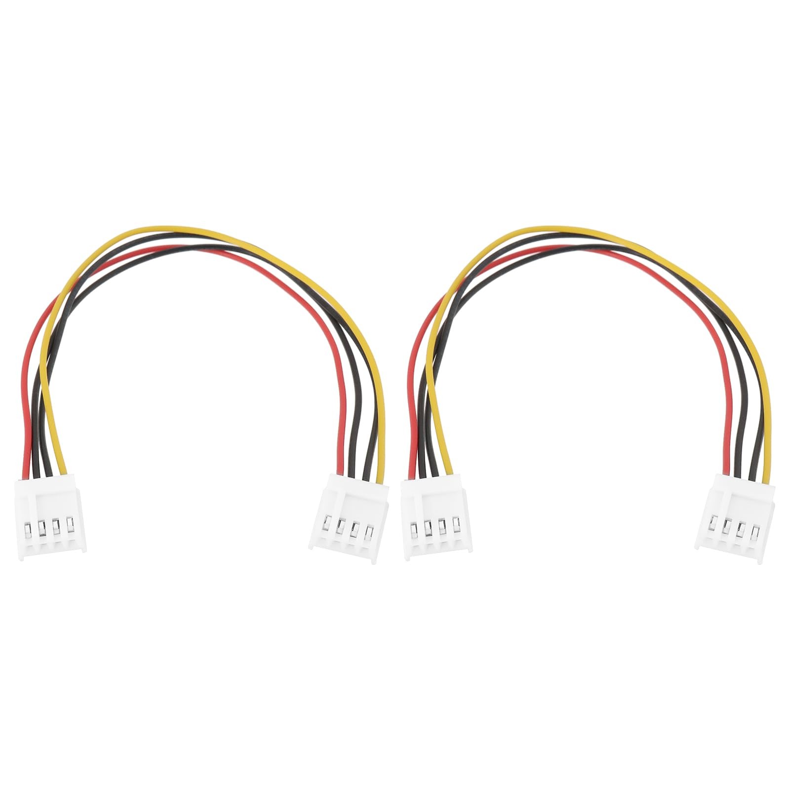 2 Pcs 20cm Floppy Disk Drive Power Cable 4-Pin to 4-Pin Power Cable Adapter for