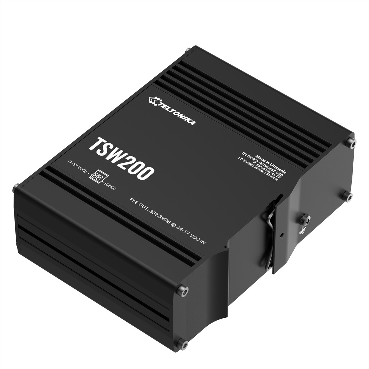 Teltonika · Switch· TSW200· Industrial unmanaged PoE+ Switch TSW2000000B0