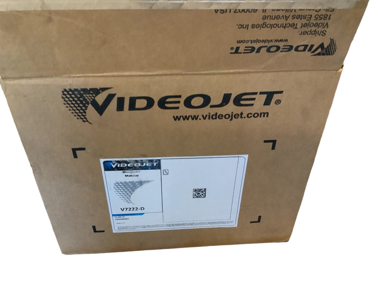 (1 PC) Videojet V7222-D Make-Up Fluid 750ml OEM Inkjet Printer Fluid Exp 09-2025