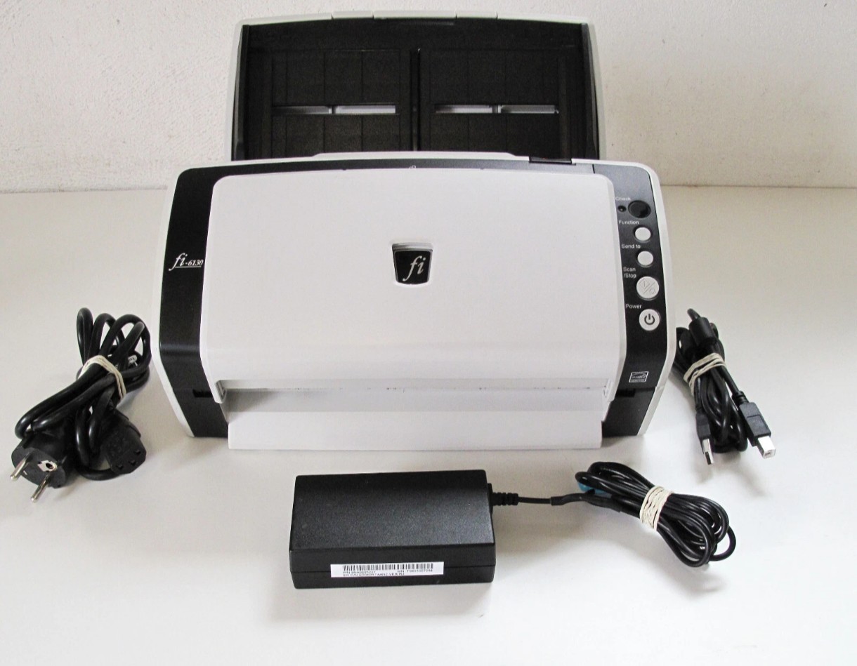 Fujitsu Fi-6130 High speed Farb duplex scanner A4 USB Windows 7/8/10/11