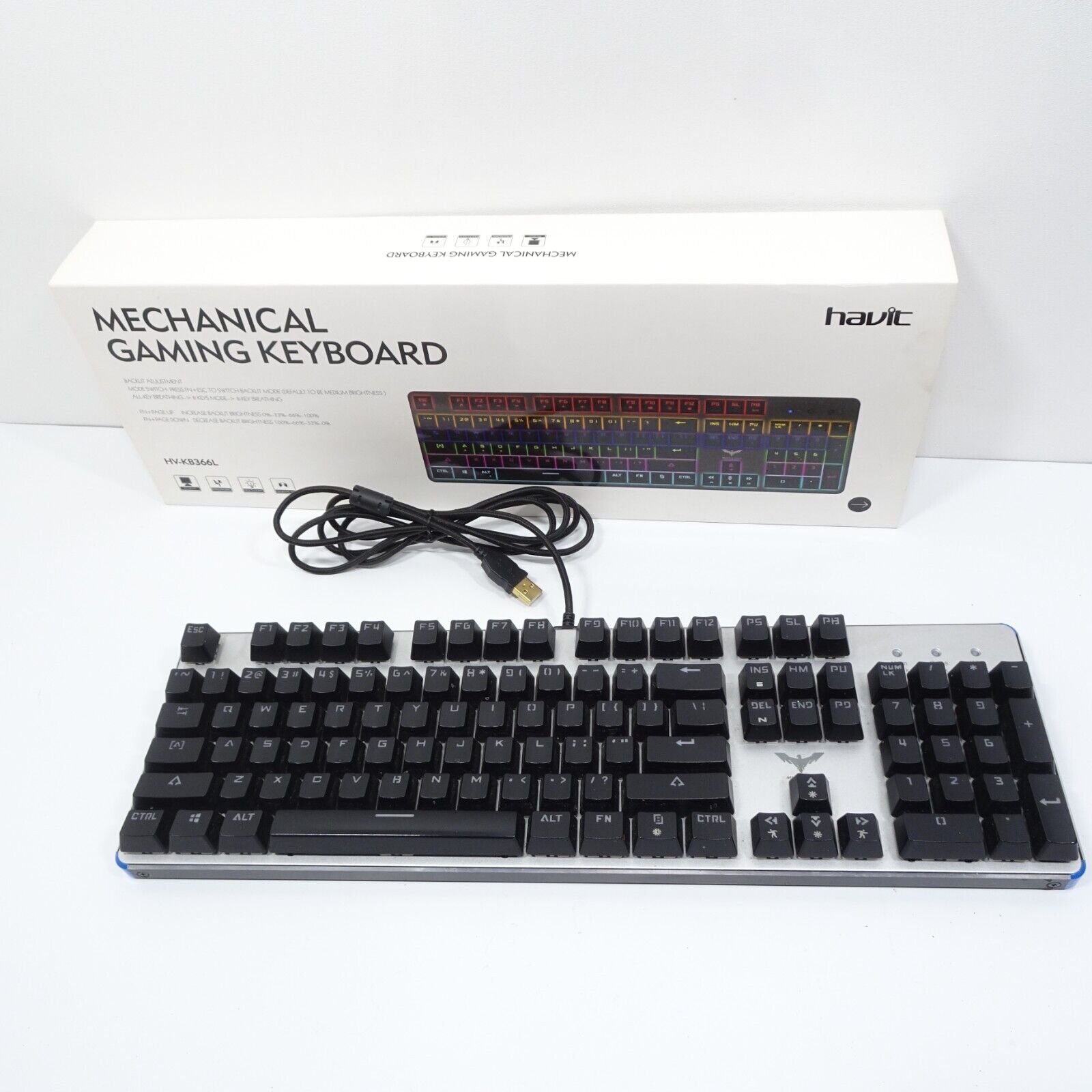 Havit HV-KB366L Mechanical Gaming Keyboard LED Backlights