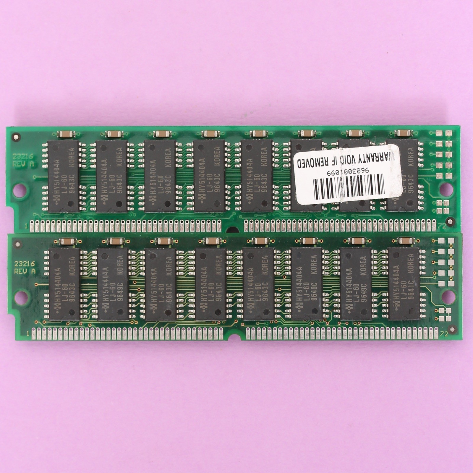 72 Pin 16MB (2x8MB) 60NS EDO SIMM Memory RAM *TESTED* Seiwa / Hyundai