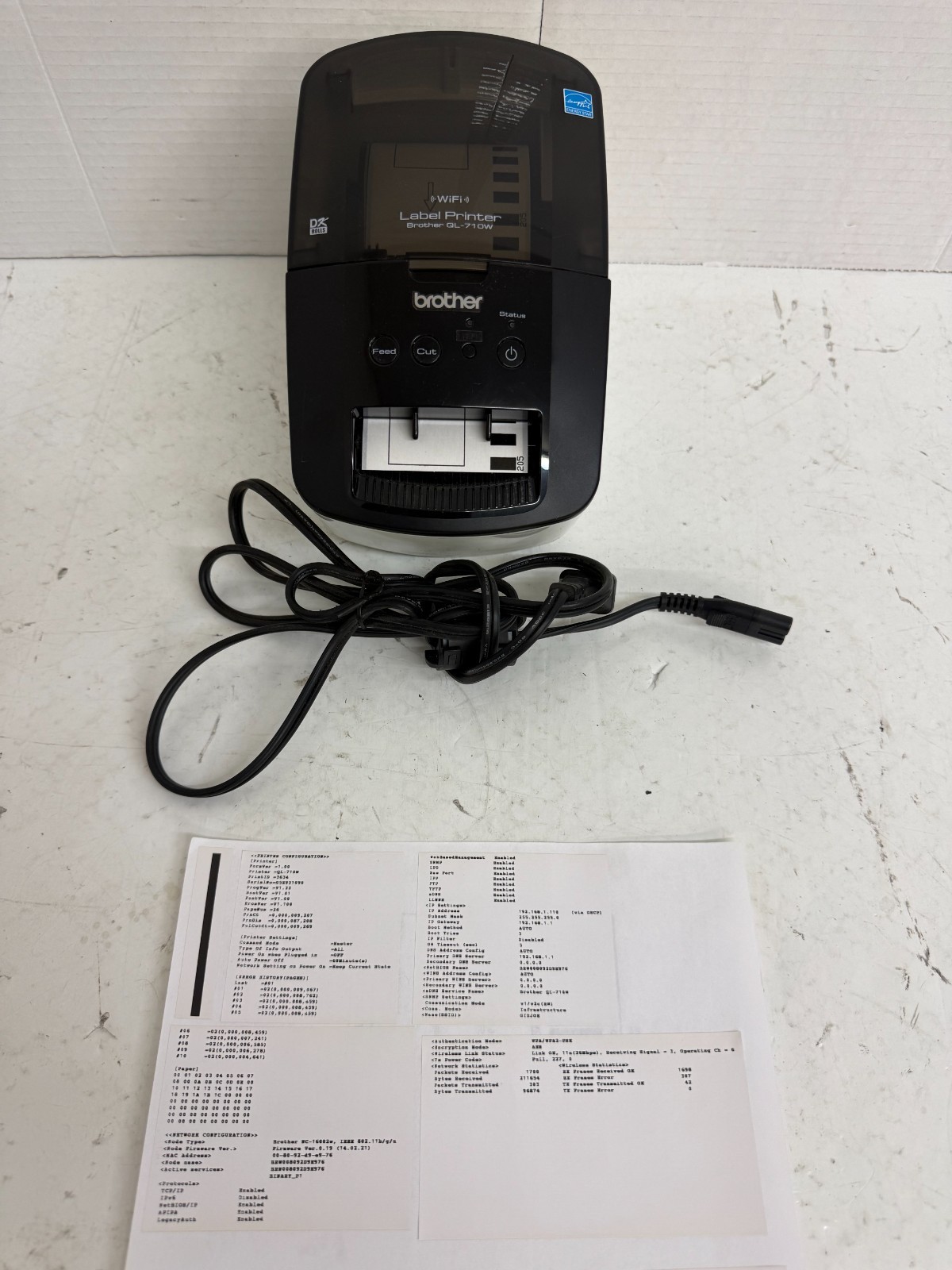 Brother QL-710W Professional Direct Thermal Barcode Label Printer