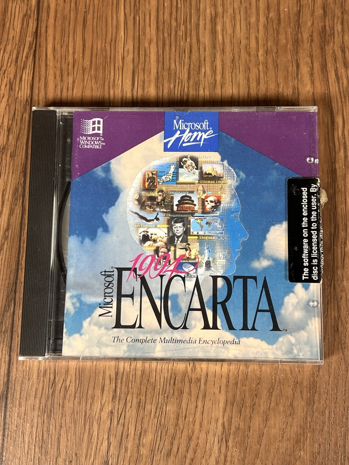 Microsoft Windows Encarta 1994 Multimedia Home Encyclopedia Sealed CD Rom