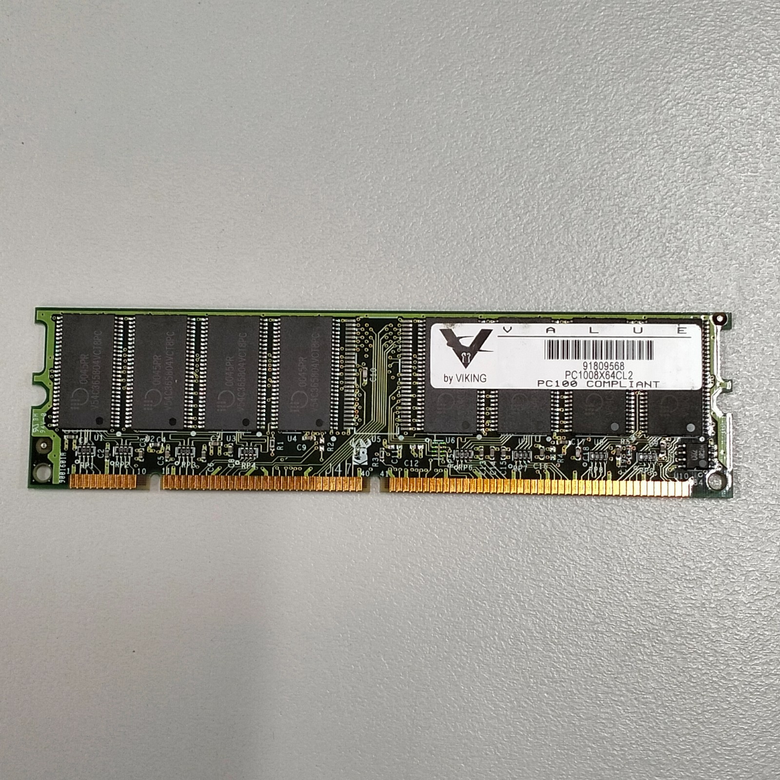 Viking 64MB RAM PC100 100MHz CL2 3.3V 168-pin non-ECC DIMM PC1008X64-CL2