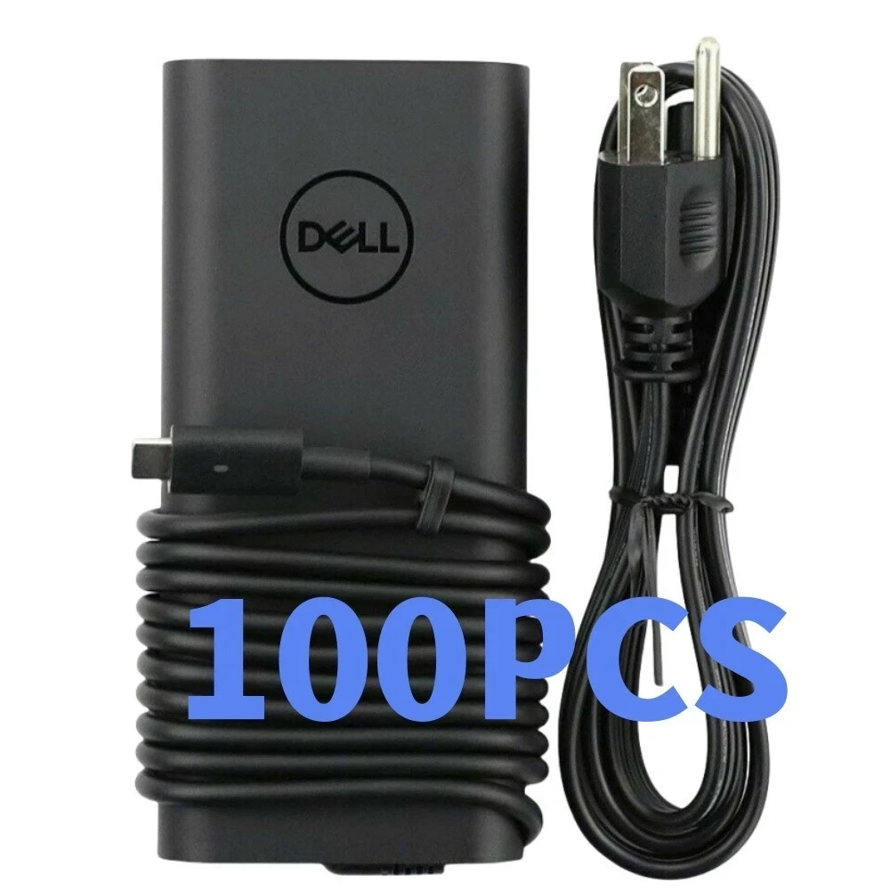 100× Genuine 90W USB C Charger for Dell Latitude 7410 7310 7210 7300 7320 7330
