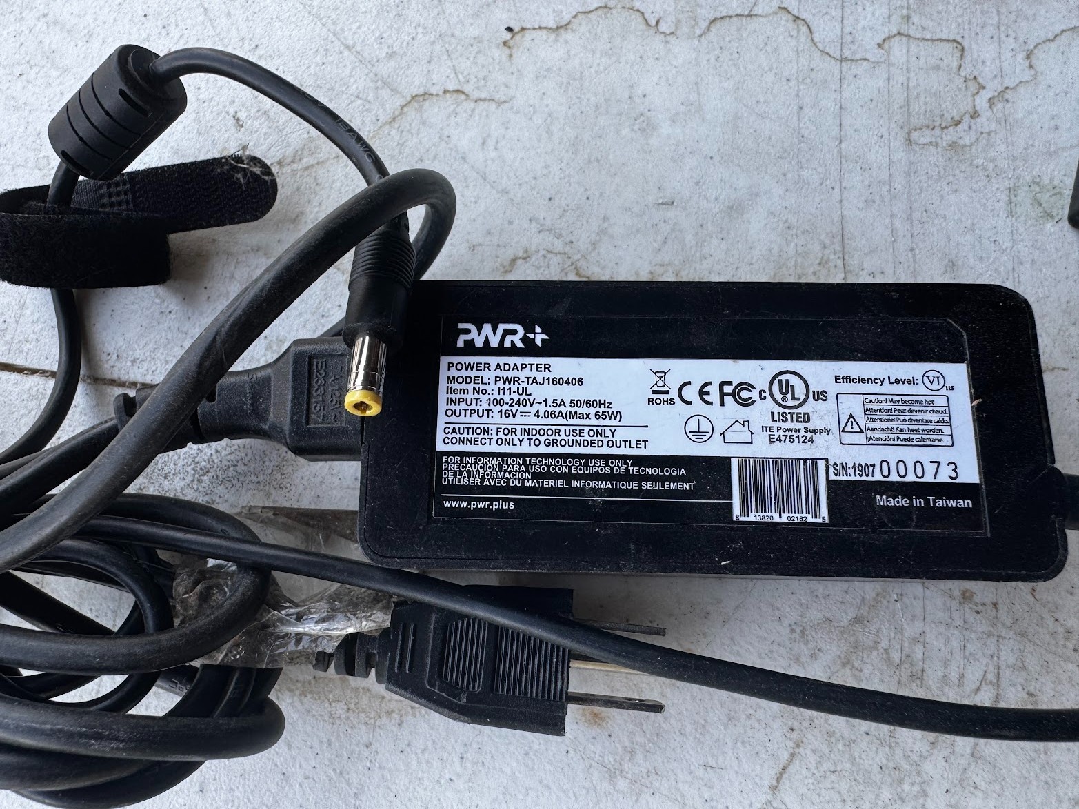 uL Listed 70W AC Adapter PWR-TAJ160406 CF-30 CF-31 CF-50 CF-51 CF-73
