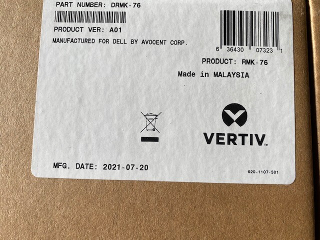 Dell/Vertiv Mounting Bracket DRMK-76 A01 (NEW)