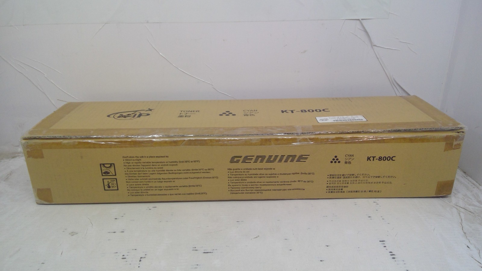 Genuine KIP TYPE N KT-800C Cyan Toner Cartridge *2perBox* Z350970020N