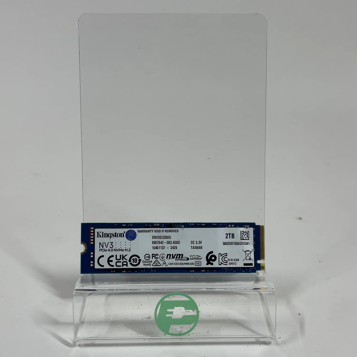 Kingston 2280mm NV3 2TB M.2 NVMe Gen 4.0 x 4 SSD SNV3S/2000G