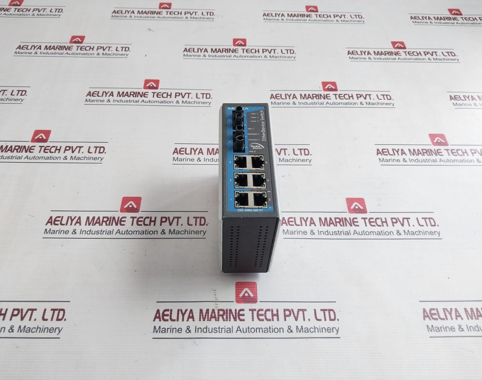 MOXA EDS-408A-MM-ST Ethernet Switch 12-45VDC 0.7A E212360 90C