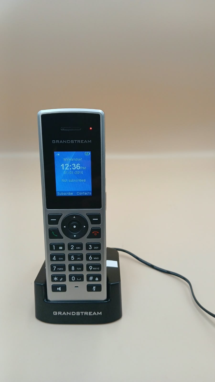 Grandstream DP722 DECT Cordless HD VoIP Handset Charger Cradle Batteries Tested
