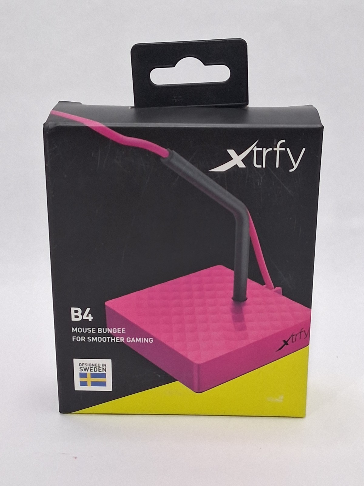 XTRFY B4 MOUSE BUNGEE CABLE HOLDER FOR SMOOTHER GAMING NEW PINK