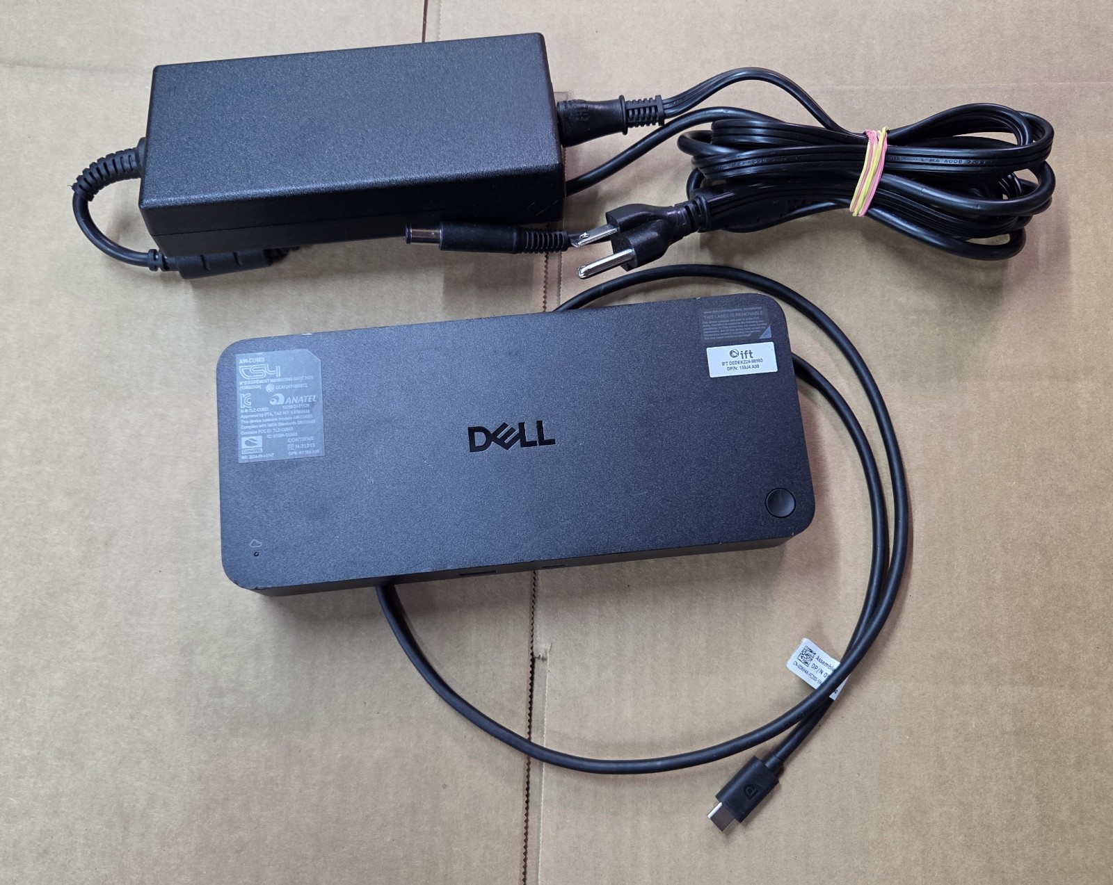 Dell Pro Smart SD25 Docking Station USB-C  w/ 180w AC adapter