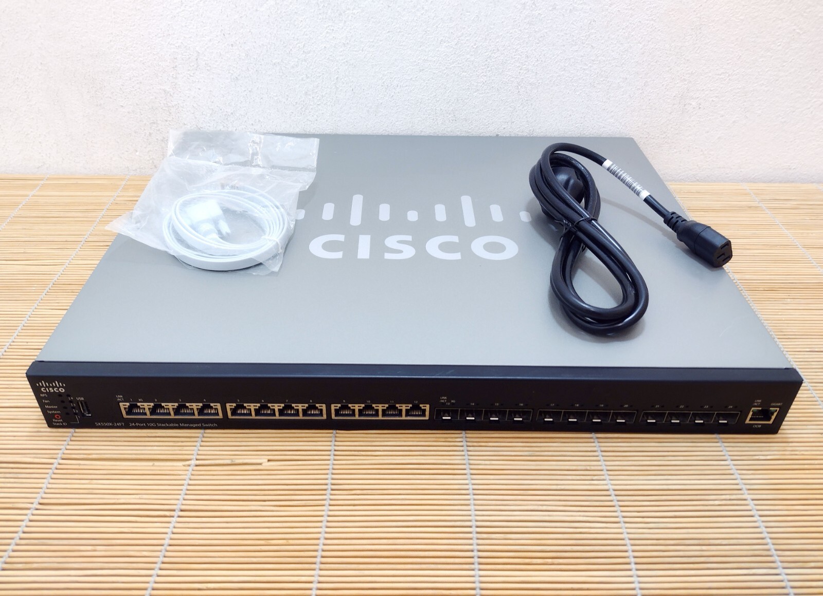 Cisco SX550X-24FT-K9 12x 10GE Copper 12x 10GE SFP+ ports Managed Ethernet Switch