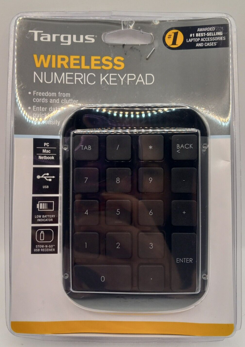 Brand New Targus AKP11US Wireless Numeric Keyboard Keypad Sealed