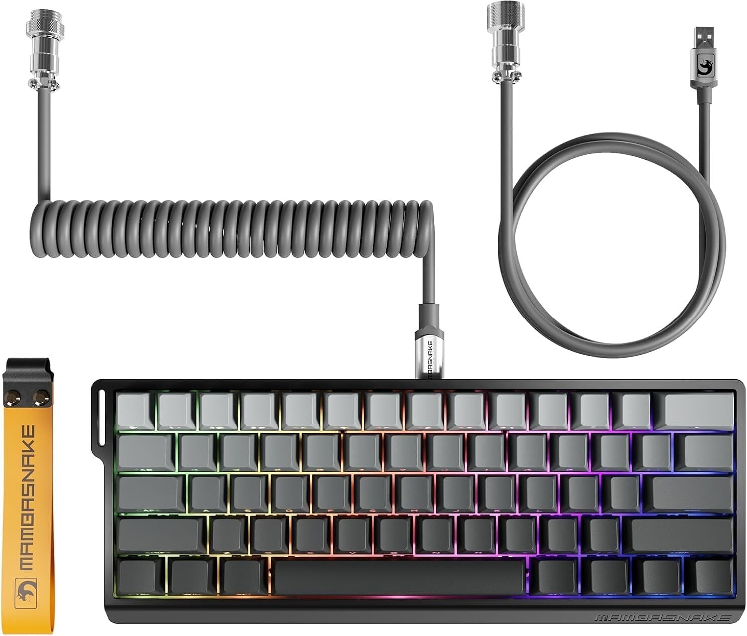 ATTACK SHARK x MAMBASNAKE X60 HE Rapid Trigger  Gaming Keyboard With C01 Cable