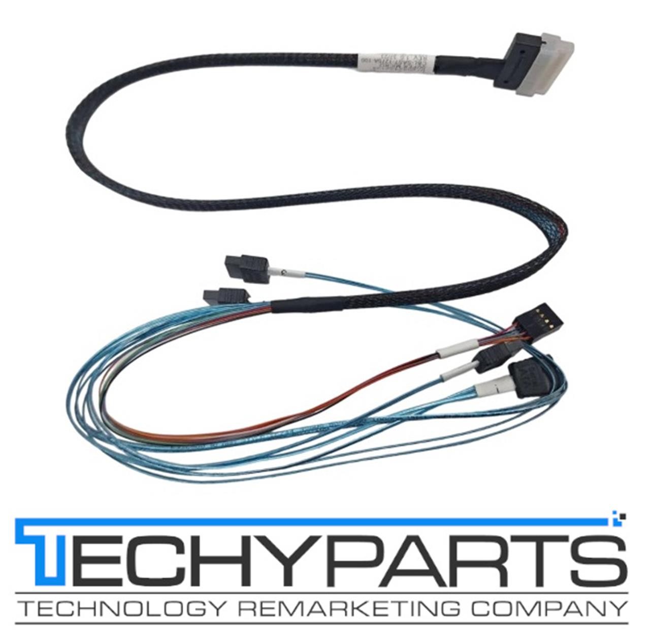 Supermicro CBL-SAST-1275A-100 Cable Slimline (STR) SAS x8 to 4 SATAs ,INT, 60CM