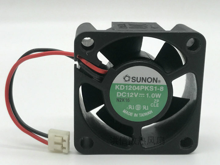  SUNON Fan KD1204PKS1-8 DC12V 1.0W 4020 4CM 2 Pin