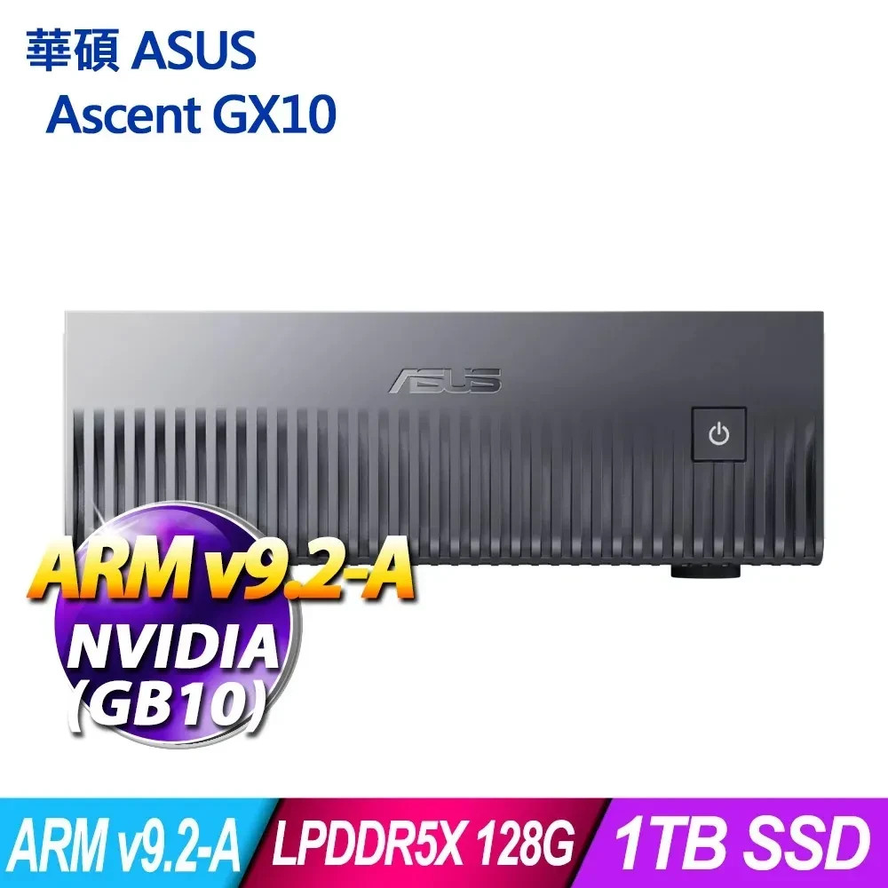 ASUS Ascent GX10 Compact Desktop AI Supercomputer 1TB 128 GB NVIDIA DGX  Spark