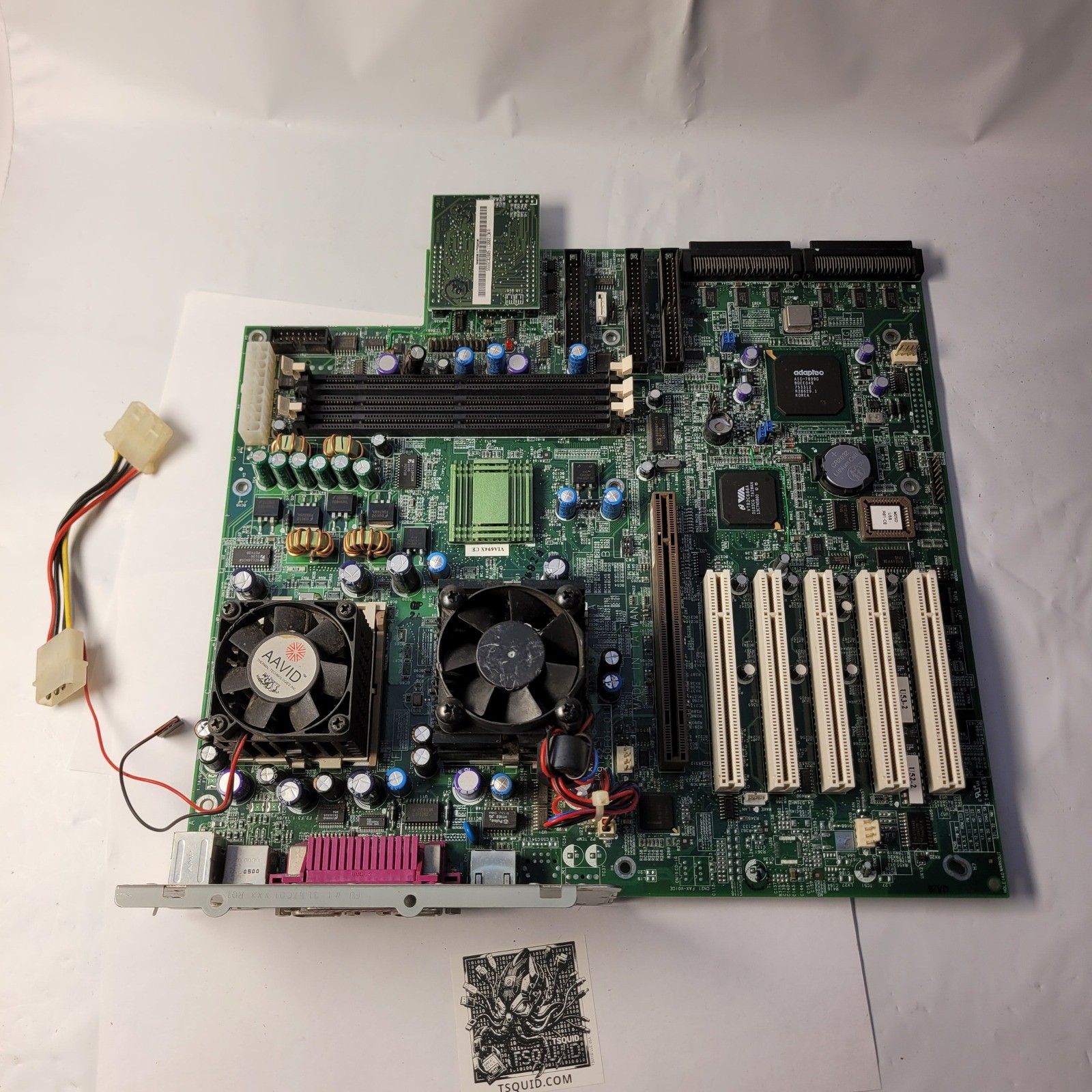 Mitac Motherboard M25D Dual Pentium 3 Socket 370 VIA694X CE Adaptec SCSI AGP PCI