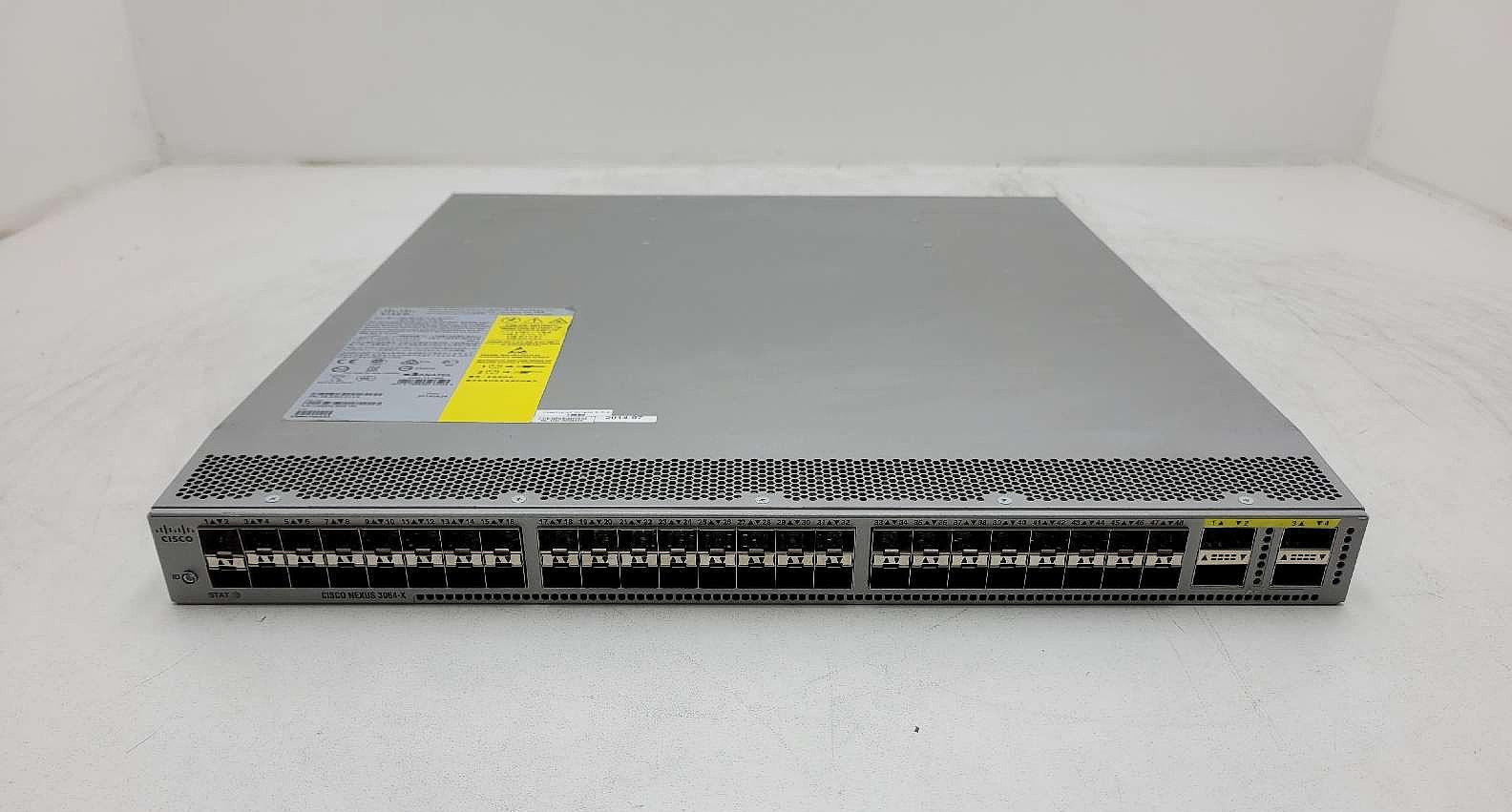 Cisco Nexus 3064-X 48-Port 10GbE 4x40GbE Network Switch P/N N3K-C3064PQ-10GX V01