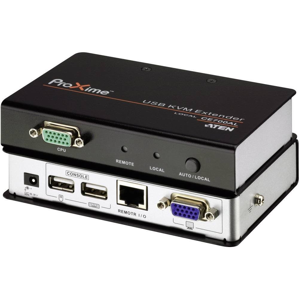 ATEN CE700A Console Extender USB VGA KVM Extender CAT5 up to 500ft -