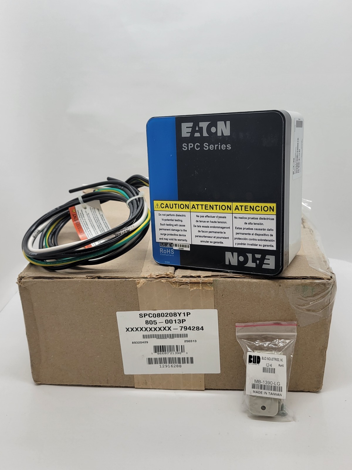 Eaton SPC080208Y1P SPC Series Surge Protector 200KA 480Y/277V 3PH Type 4X