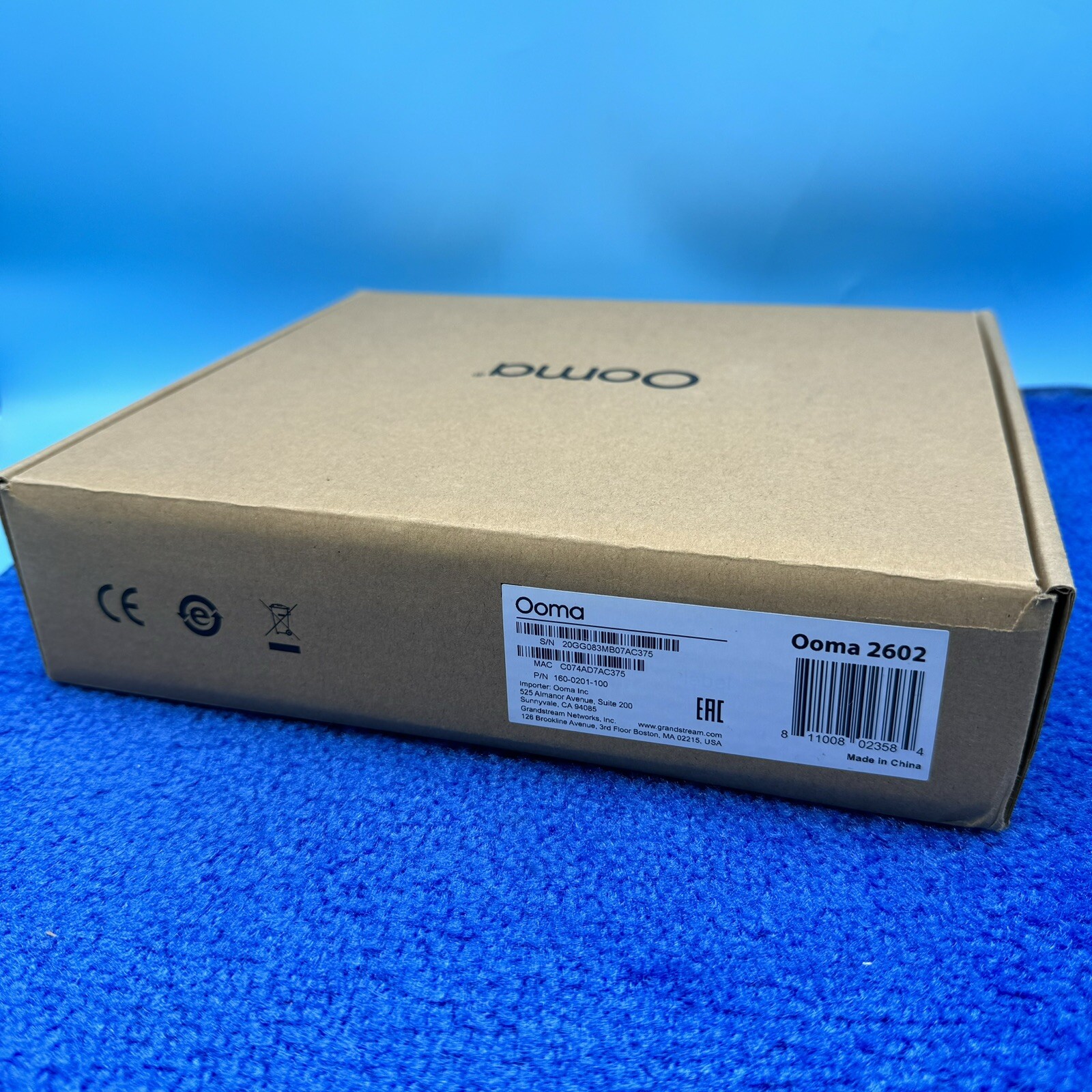 Ooma 2602 Business IP Desk Phone Works with Office Cloud Based VoIP Phone