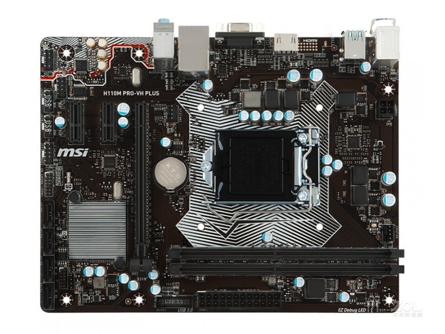 For MSI H110M PRO-VH PLUS motheboard LGA1151 DDR4 32G VGA+HDMI M-ATX Tested ok