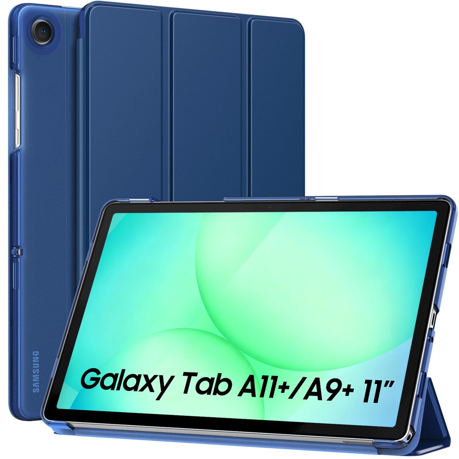 MoKo for Samsung Galaxy Tab A11 Plus / A11+ Case 11 Inch 2026, 2-Navy Blue