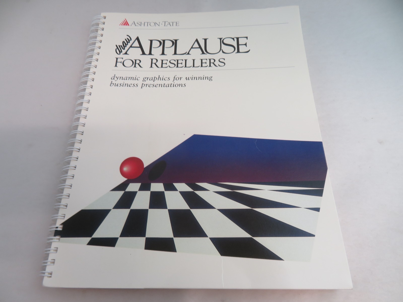 Ashton-Tate APPLAUSE For Resellers Manual Only No Disk