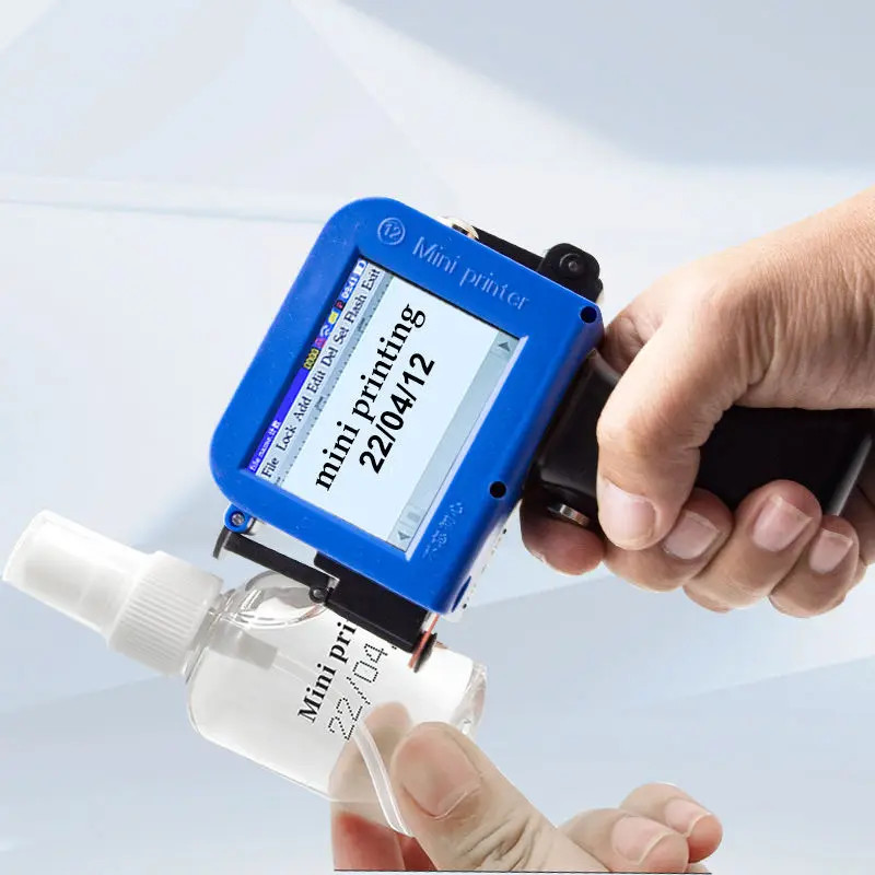 Mini Portable Handheld Inkjet Printer Multi Surface Date Code Batch Number Coder