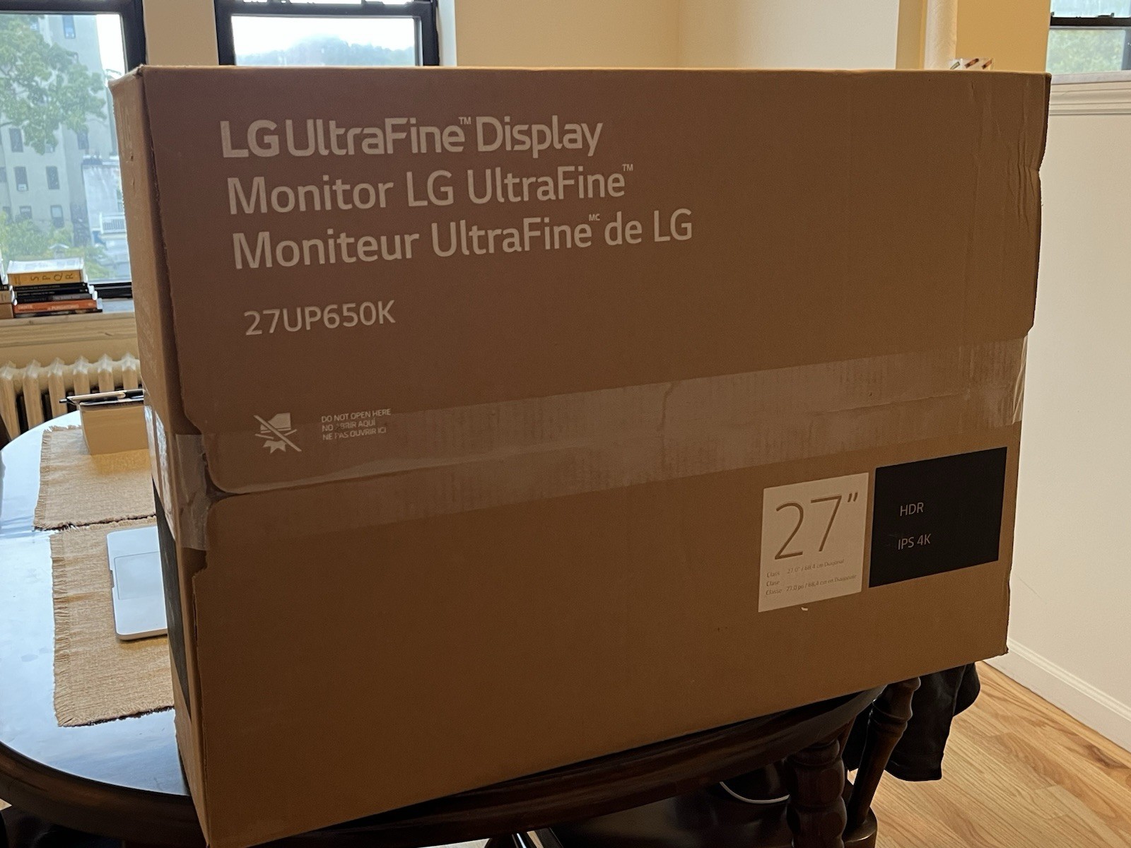 LG 27UP650K-W 27-inch Ultrafine 4K UHD IPS Computer Monitor