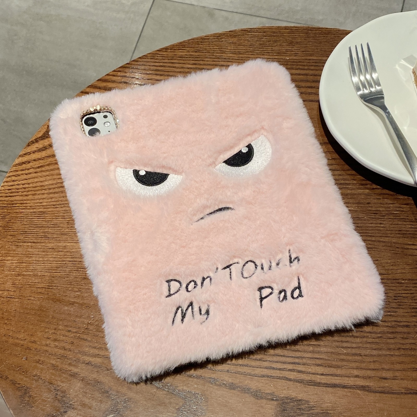 Plush Fur Cute Cartoon Soft Case Cover For iPad 5/6/7/8/9/10/11th Gen Pro 11"
