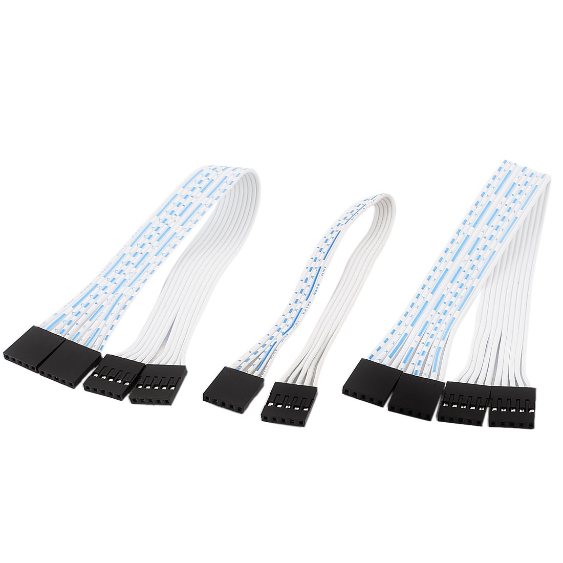 5Pcs 2.54mm Pitch 5 Pin 5 Wire 24AWG Female IDC Flat Ribbon Cable 20cm