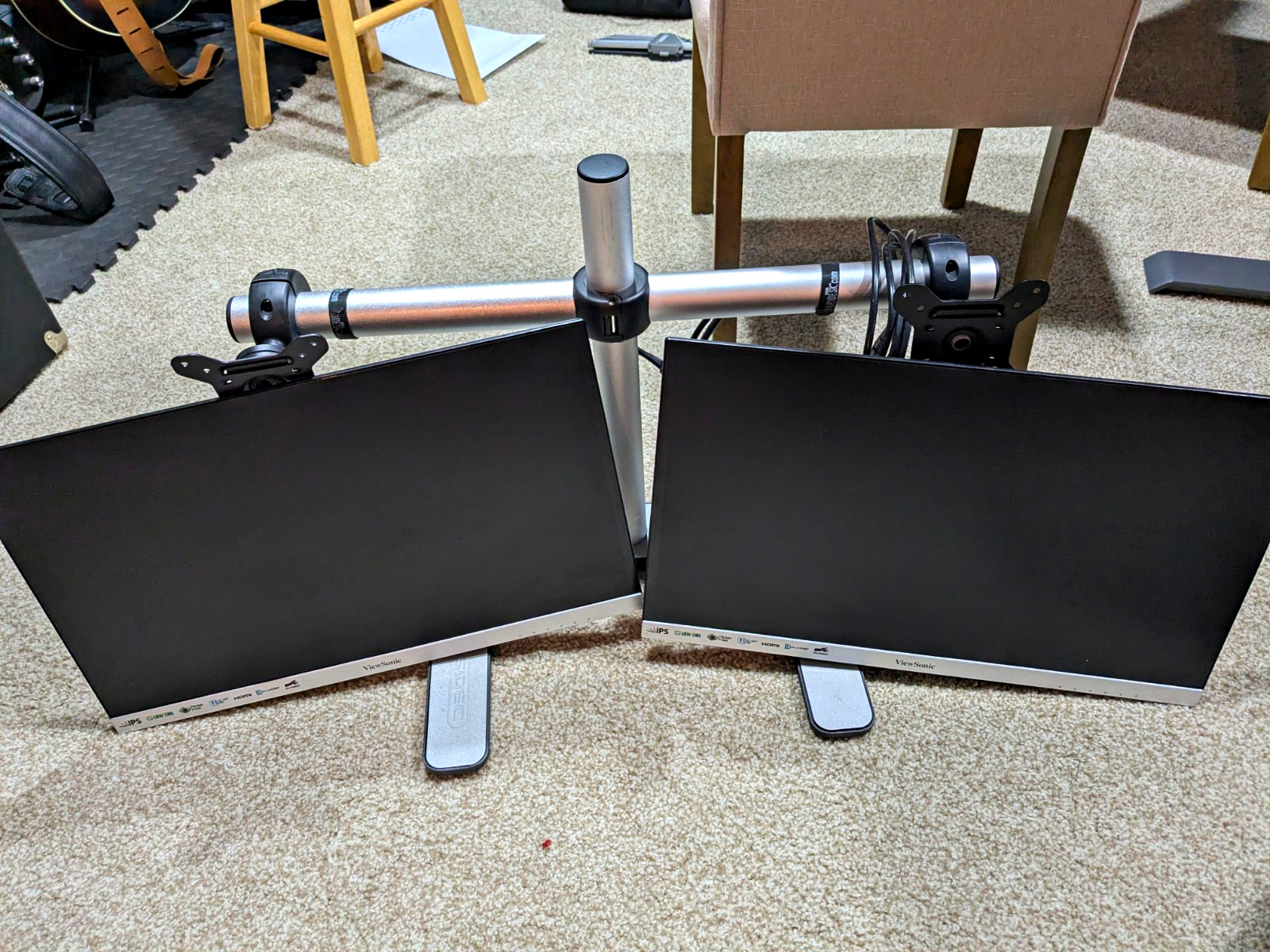 ViewSonic VX2376-smhd 23in Dual Mount Bundle