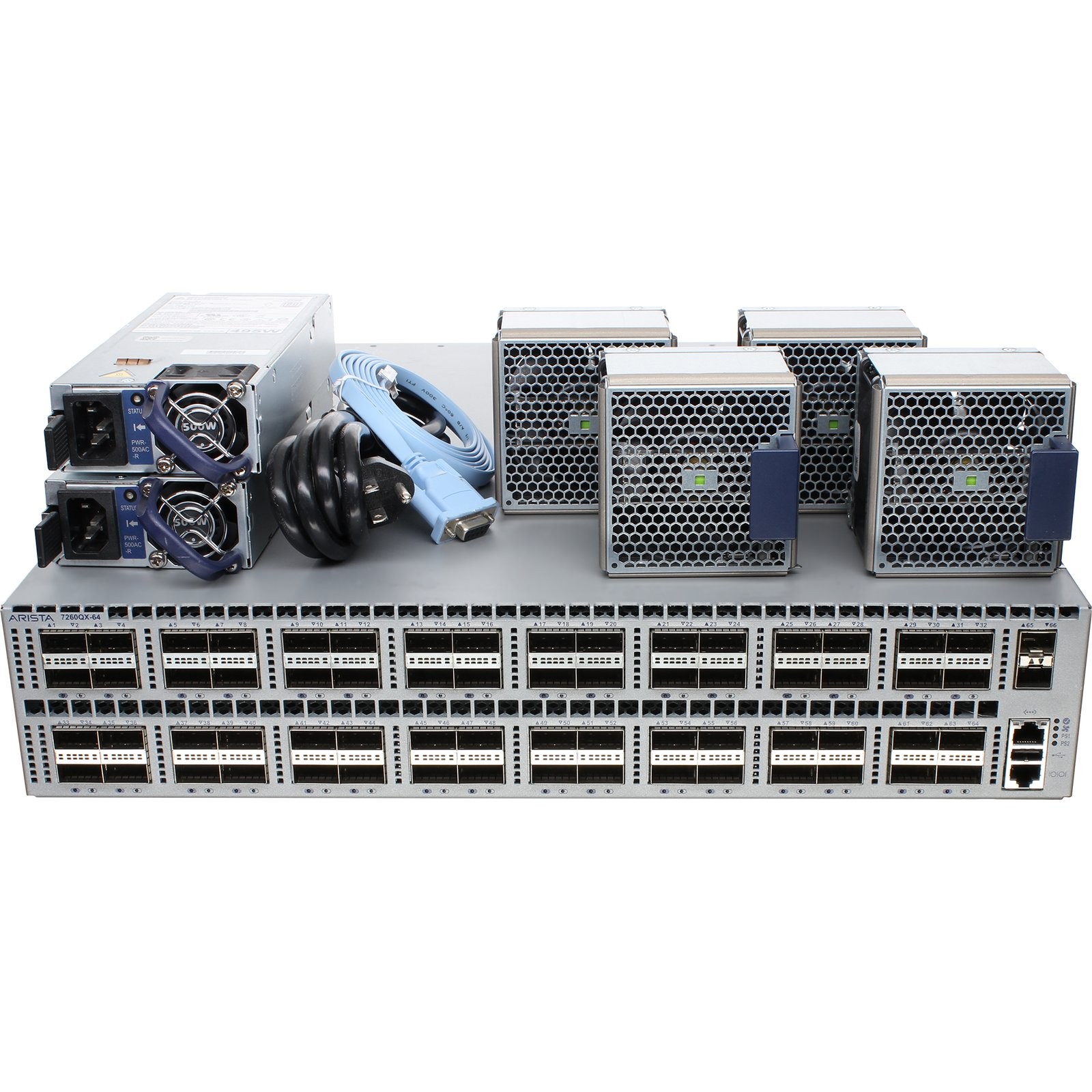 Arista DCS-7260QX-64-R 64P 40GbE QSFP+ 2P SFP+ RA Switch