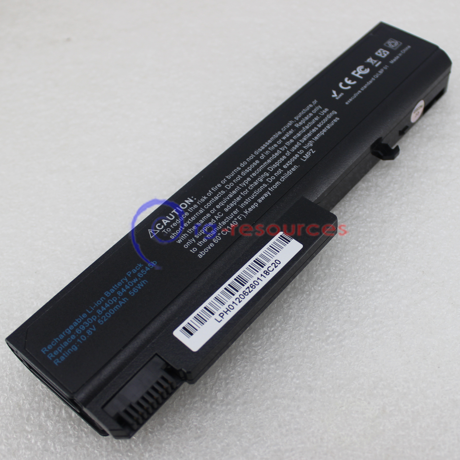 Laptop 6 Cell L Battery For HP EliteBook ProBook Compaq 486298-001 TD06 Notebook