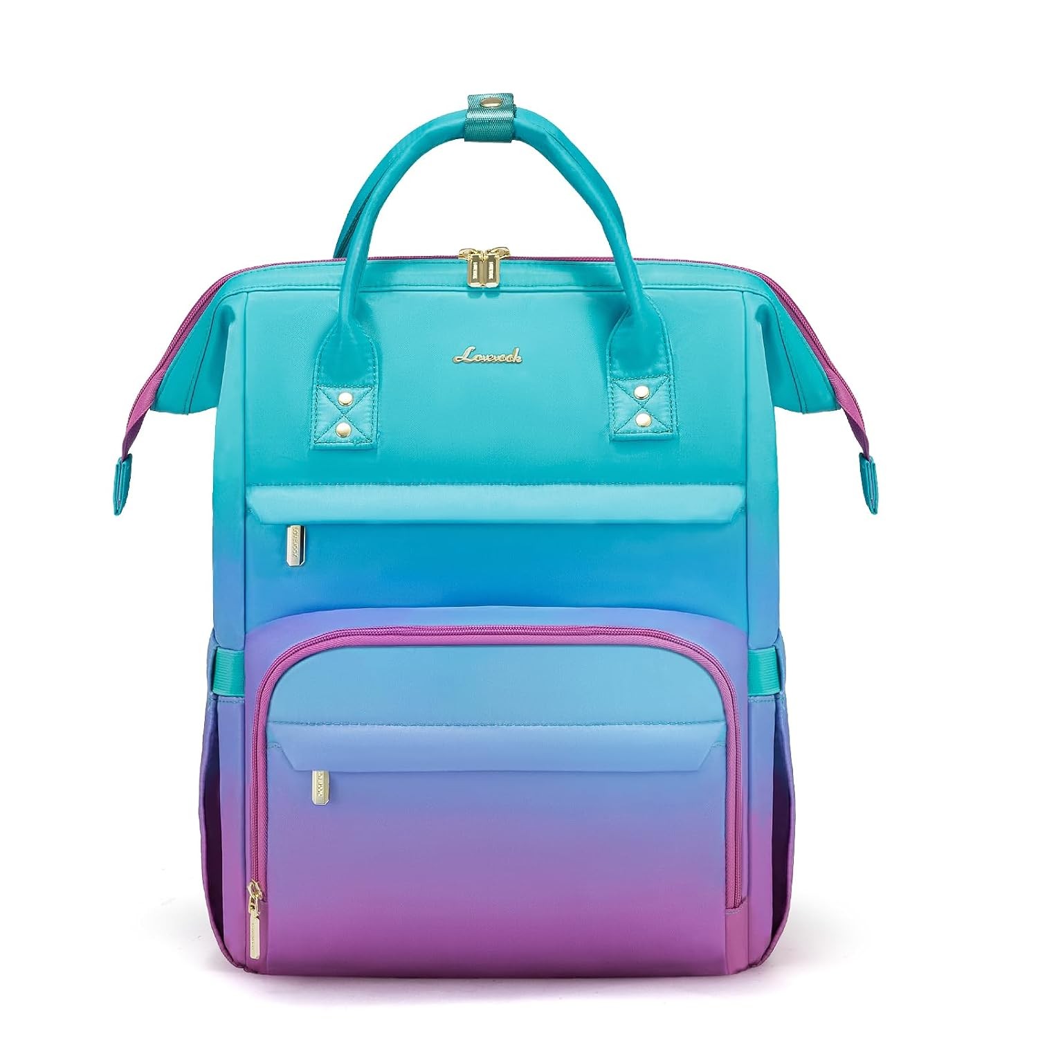 Gradient Laptop Backpack for Women, Work on a Computer College Bag