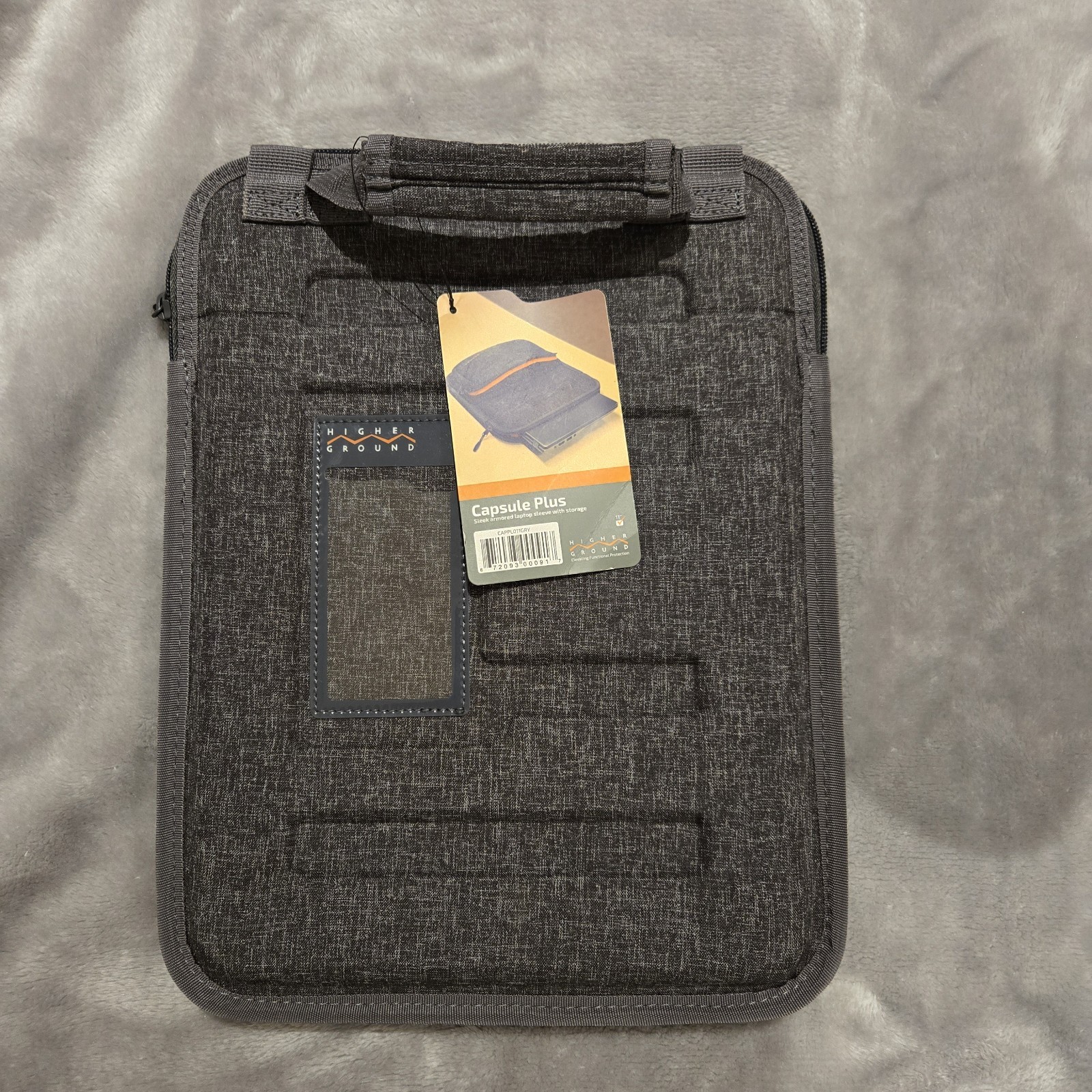 Higher Ground Capsule 11" Laptop-Tablet Case - Sleek Armoured Laptop Sleeve Gray