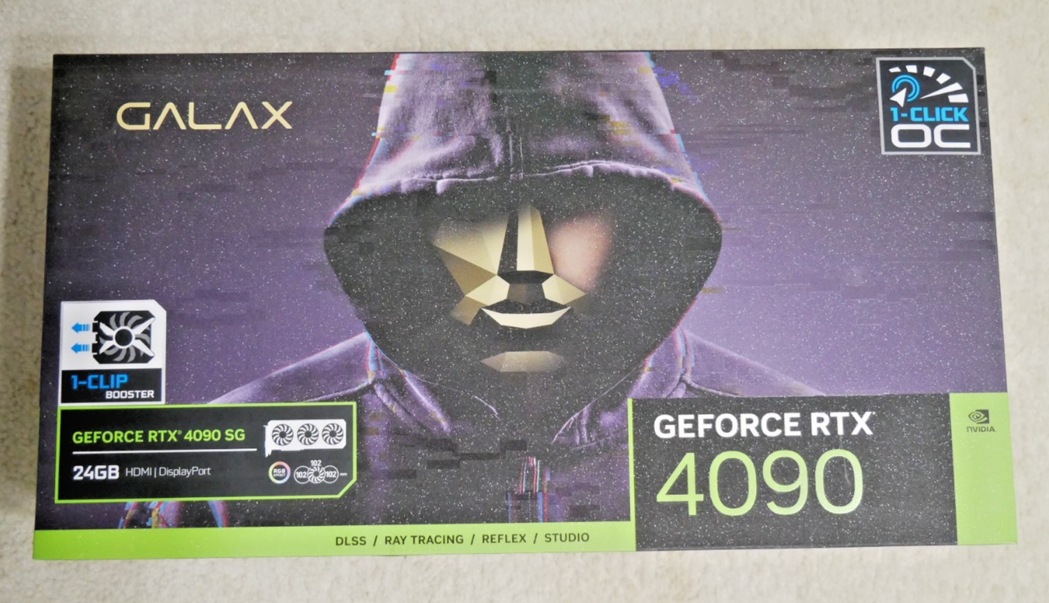 GALAX GeForce RTX 4090 SG GDDR6X 24GB RGB 384 Bit Graphics Card GPU Complete