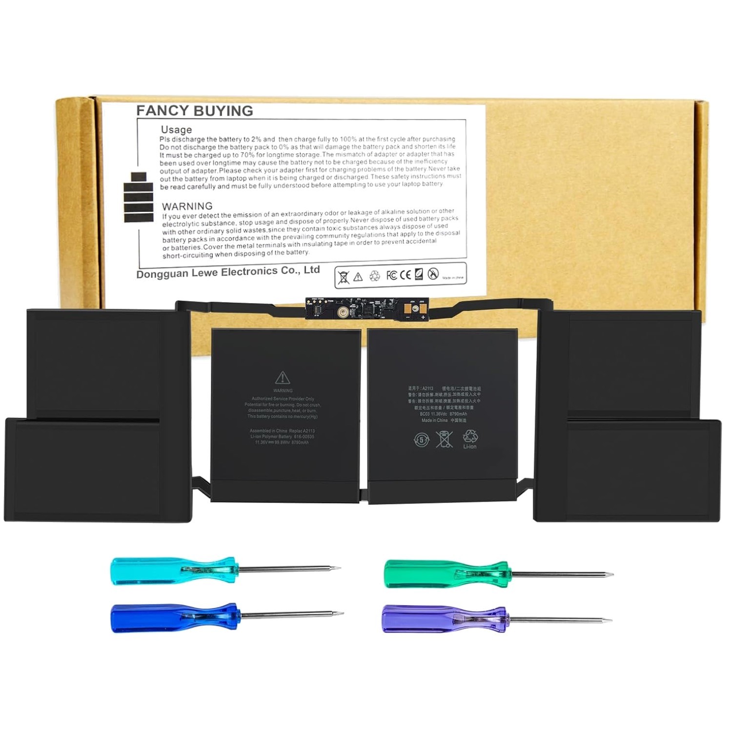High Performance A2113 Battery for MacBook Pro