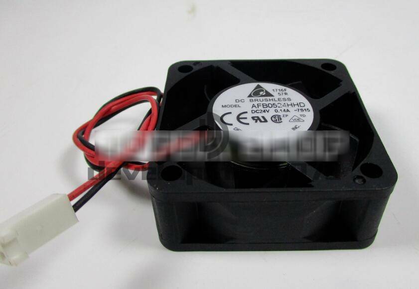 1PC for Delta AFB0524HHD fan 2.16W 2pin 50*50*20MM DC24V 0.09A~0.14A
