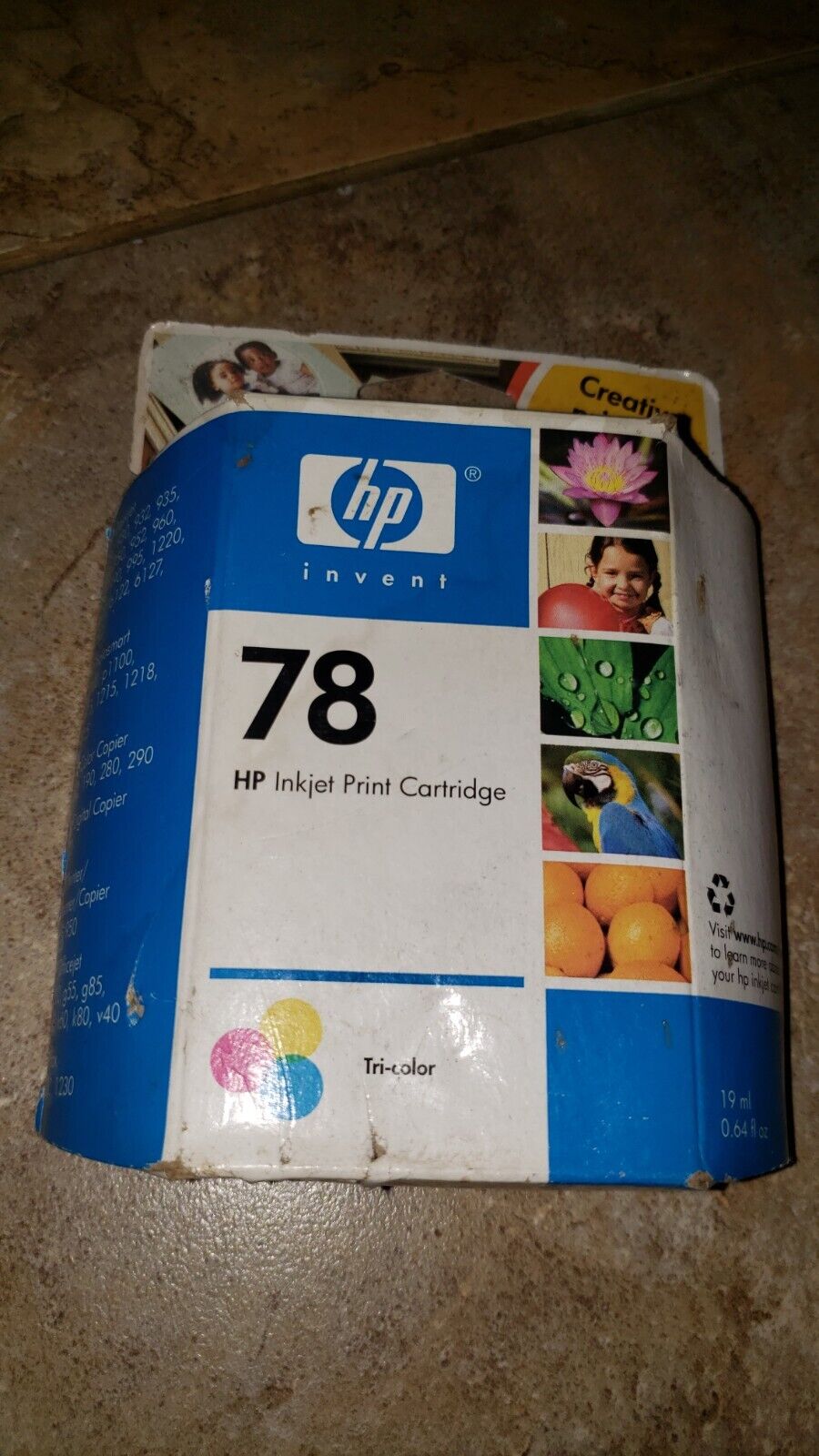 Genuine HP 78 Tri-Color Ink Cartridge Exp. 12/2005 NEW SEALED