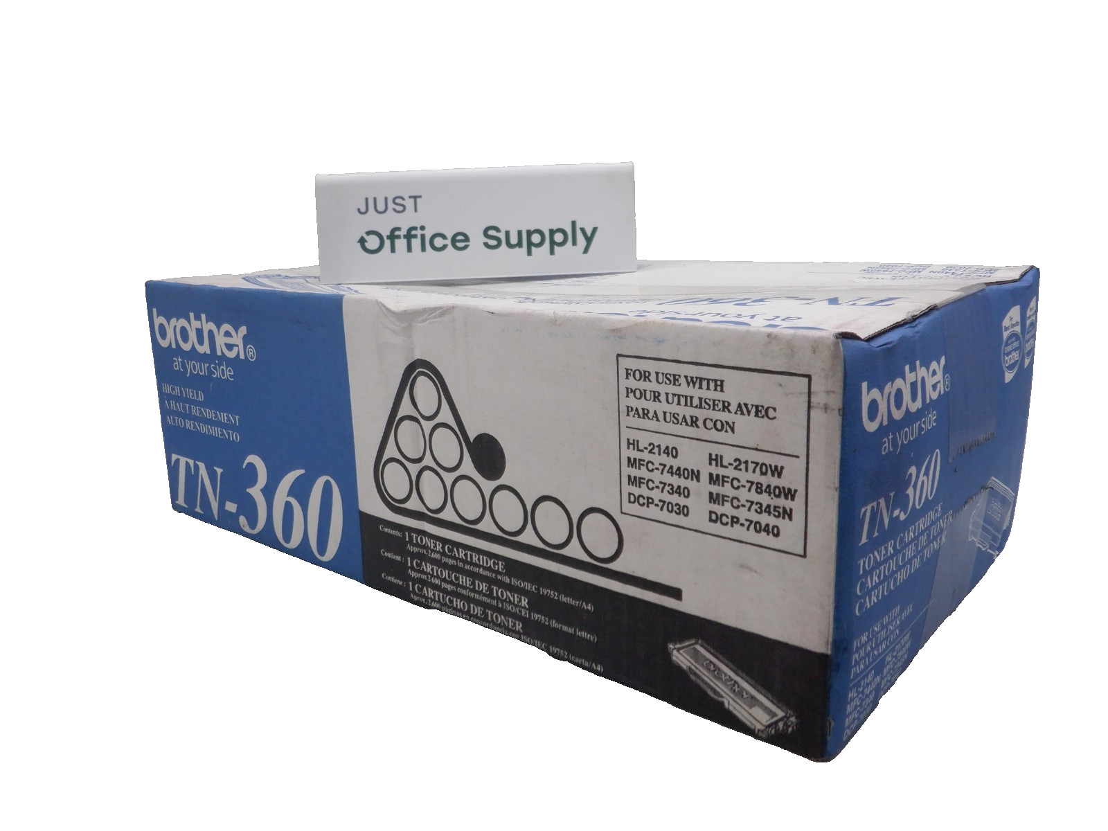 Genuine Brother TN-360 High Yield Toner Cartridge Black  D
