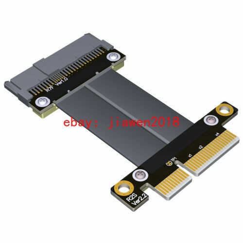 ADT-Link R27SF U.2 NVMe SSD to PCI-E 3.0 x4 SFF-8639 NVMe PCIe Extension Cable