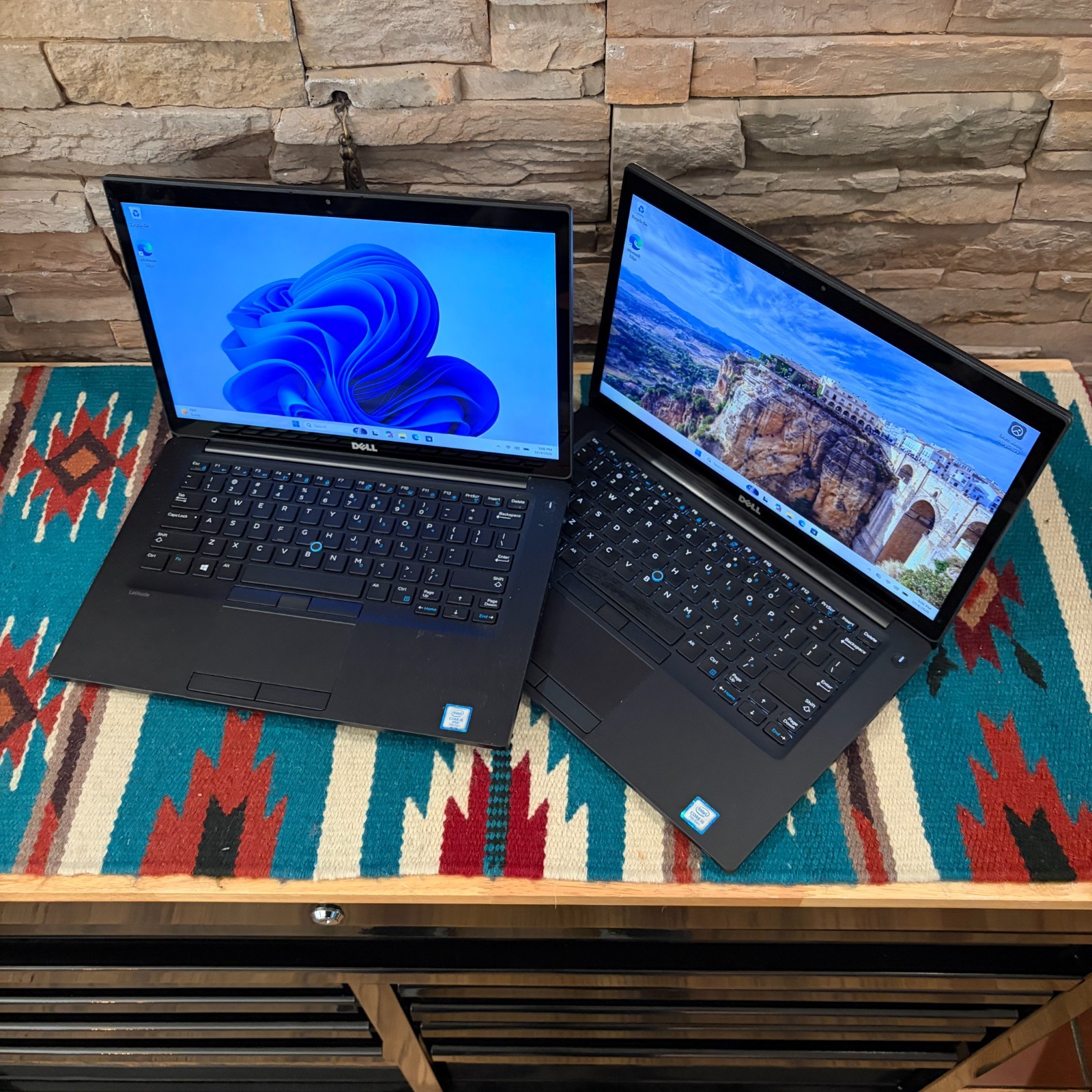LOT OF 2 Dell Latitude 7480 Touch Laptop •i5-7300U 4GB 256SSD Win11P 4 RESTORE