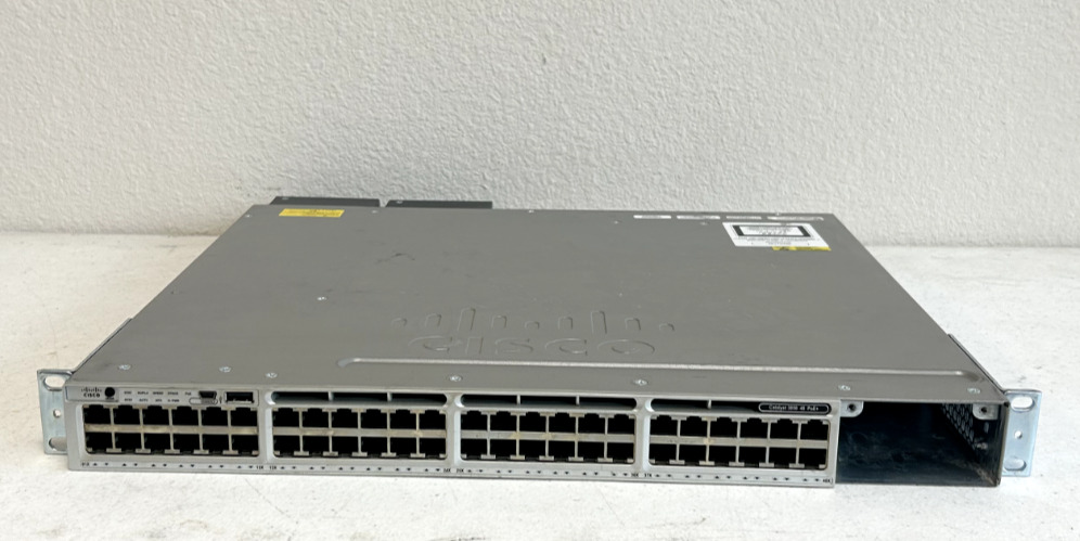 Cisco Catalyst WS-C3850-48F-S 48-Port POE IP Switch with 2x 1100w PSU