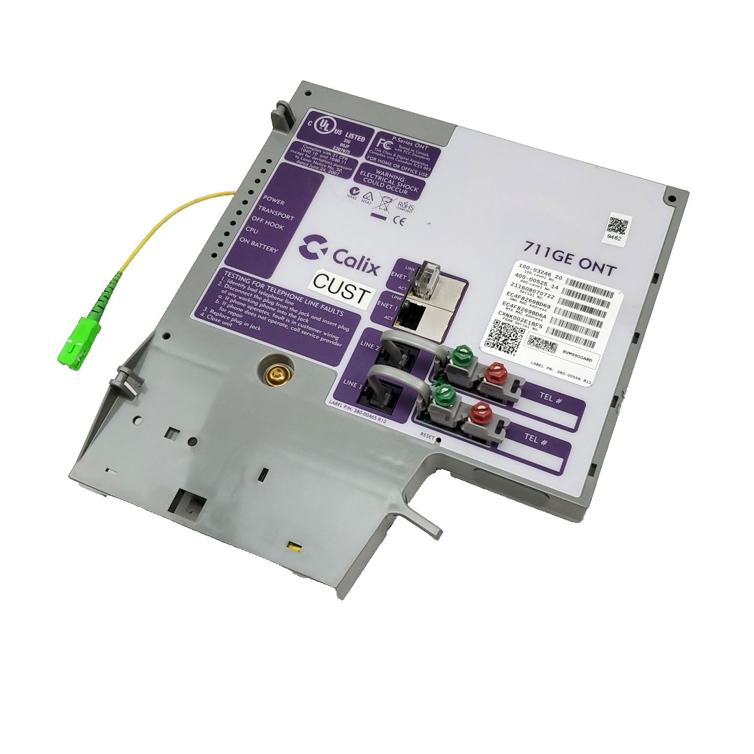 Calix 721GE ONT Series Fiber Optic Optical Network Terminal Module 380-00465